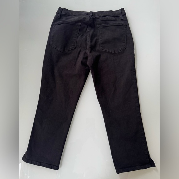 FRAME Black Cropped Straight Jeans – Size 30 - Picture 9 of 9